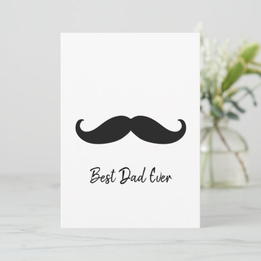 Black Mustache (Staand voorkant)