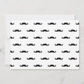 Black Mustache | Aankondiging van een foto-zwanger (Achterkant)