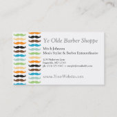 Black Mustache Bizcard Visitekaartje (Achterkant)