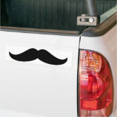 Black Mustache Bumpersticker (Op Truck)