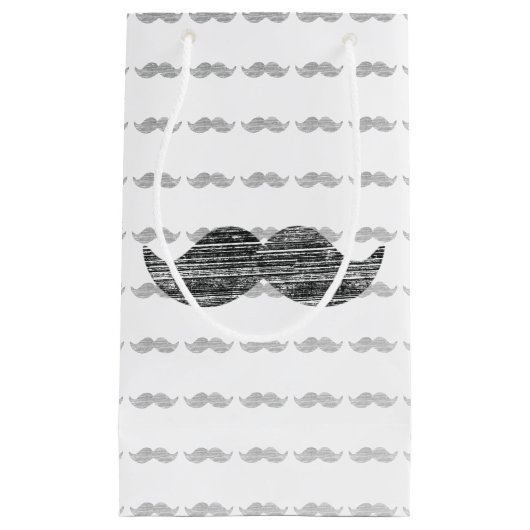 Black Mustache Klein Cadeauzakje (Voorkant)