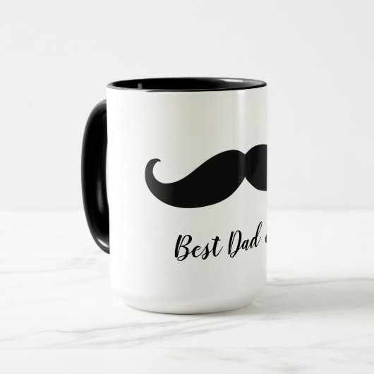 Black Mustache Mok (Voorkant links)