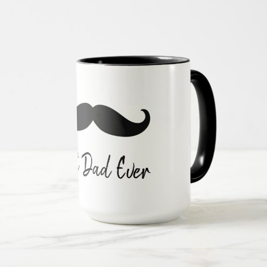 Black Mustache Mok (Voorkant rechts)