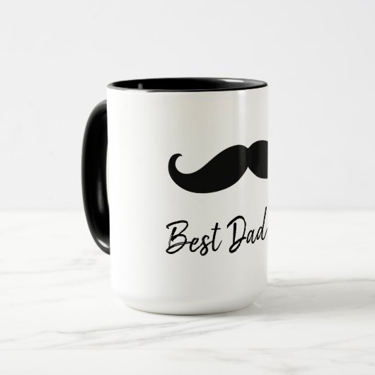 Black Mustache Mok (Voorkant links)