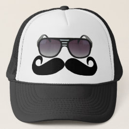 Black Mustache of Black Mustache voor Fun Gifts Tr Trucker Pet