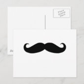 Black Mustache of Black Mustache voor vun Gifts Briefkaart (Voorkant / Achterkant)