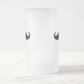 Black Mustache of Black Mustache voor vun Gifts Matglas Bierpul (Center)