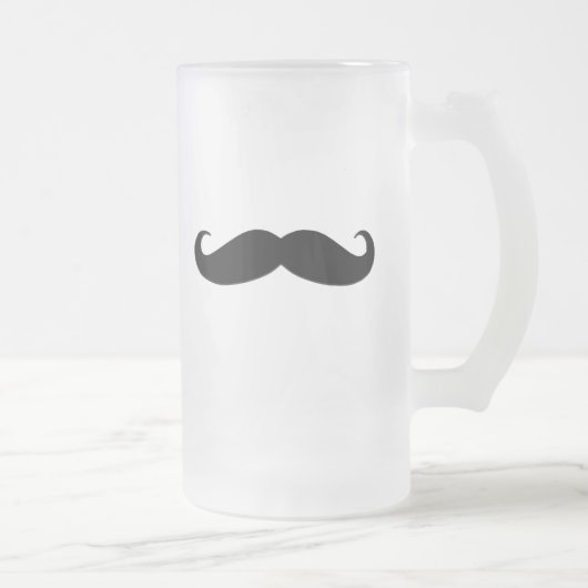 Black Mustache of Black Mustache voor vun Gifts Matglas Bierpul (Rechts)