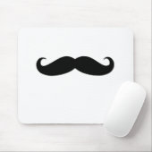 Black Mustache of Black Mustache voor vun Gifts Muismat (Met muis)