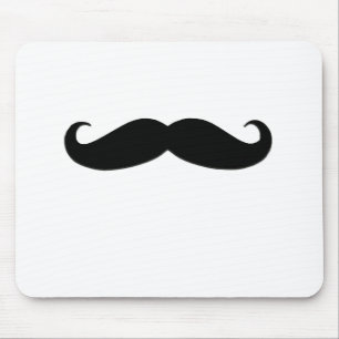 Black Mustache of Black Mustache voor vun Gifts Muismat