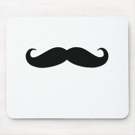 Black Mustache of Black Mustache voor vun Gifts Muismat (Voorkant)
