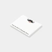 Black Mustache Post-it® Notes (Schuin)