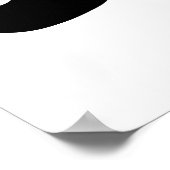 Black Mustache Poster (Hoek)