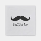 Black Mustache Servet (Voorkant)