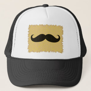 Black Mustache Trucker Pet
