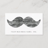 Black Mustache Visitekaartje (Voorkant)