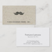 Black Mustache Visitekaartje (Voorkant / Achterkant)