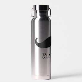 Black Mustache Waterfles