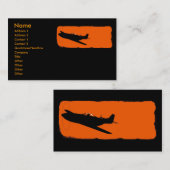 Black Mustang Visitekaartje (Voorkant / Achterkant)