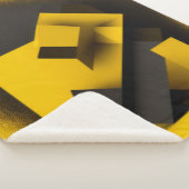 Black Mustard Sherpa Blanket Deken (3/4)