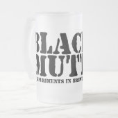 Black Mutt Frosty Mok (Voorkant links)