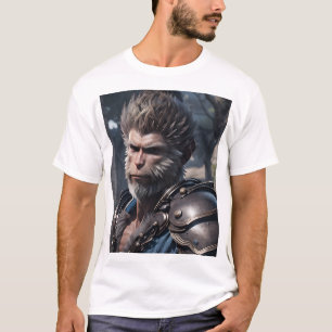 Black Myth Wukong mythische held T-shirt