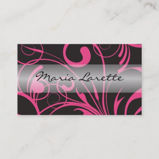 BLACK N PINK Artist Designer Card Visitekaartje