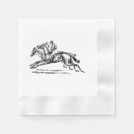 BLACK n WHITE PAPER NAPKIN Servet (Voorkant)