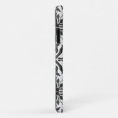 Black n White Waterverf Rustic Boerderij Tegel Pat Case-Mate iPhone Case (Achterkant/rechts)