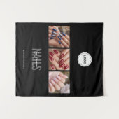 Black Nails Studio Foto Collage Beurs Wandkleed (Voorkant (horizontaal))