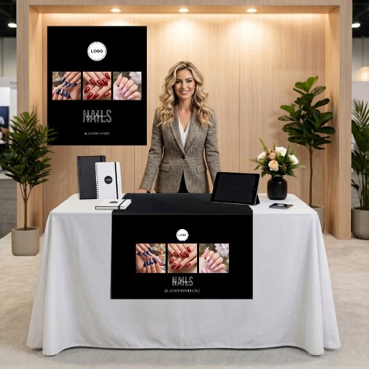 Black Nails Studio Fotocollage Beurs Wandkleed