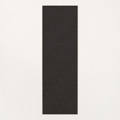 Black Natural Cork Bark look Wood Graan Yogamat (Voorkant)