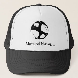 Black Natural News Trucker Hat Trucker Pet