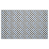 Black Navy Blue White Polka Dots Pattern Stof (Fat Quarter)