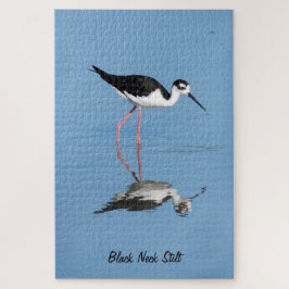Black Neck Stilt Jigzaag Puzzle Legpuzzel