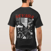 Black Nevada Dream Las Vegas T-shirt (Achterkant)