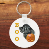 Black Newfoundland Boo Sleutelhanger (Voorkant)