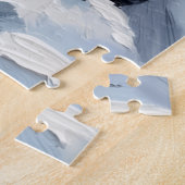 Black Newfoundland Christmas Red Truck Holiday Legpuzzel (Zijkant)