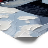 Black Newfoundland Christmas Red Truck Holiday Perfect Poster (Hoek)