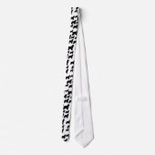 Black Newfoundland dogs Stropdas (Achterkant)