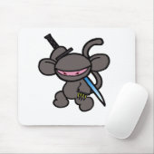 Black Ninja Claw-No Words Muismat (Met muis)