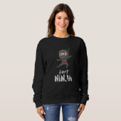 Black Ninja in een mask fart Ninjas Trui (Voorkant volledig)