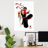 Black Ninja Poster (Thuiskantoor)