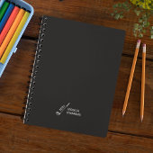 Black Noir Golf Club Personal Weekly Planner