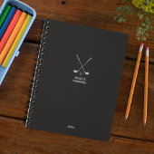 Black Noir Golf Club Personal Weekly Planner