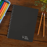 Black Noir Golf T-shirt Personal Weekly Planner<br><div class="desc">Schone,  eenvoudige persoonlijke briefpapier jaarplanner met een eenvoudige golfbal op t-shirt grafisch langs de kant minimalistische typografie tekstgebieden met een persoonlijk jaar en naam. Jaarplanner (12 maanden) met open maandelijkse overzichten en wekelijkse planningsbladen. Contacteer ons voor hulp bij personalisatie.</div>
