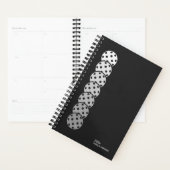 Black Noir Pickleball Personal Weekly Planner (Display)
