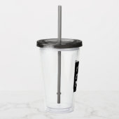 Black Nom Nom Nom Acryl Drinkbeker (Rechts)