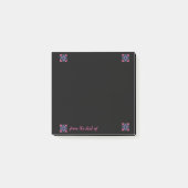 Black Notes with Pink & Purple Tiles (Voorkant)