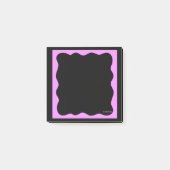 Black Notes with Squiggly Pink Frame  (Voorkant)